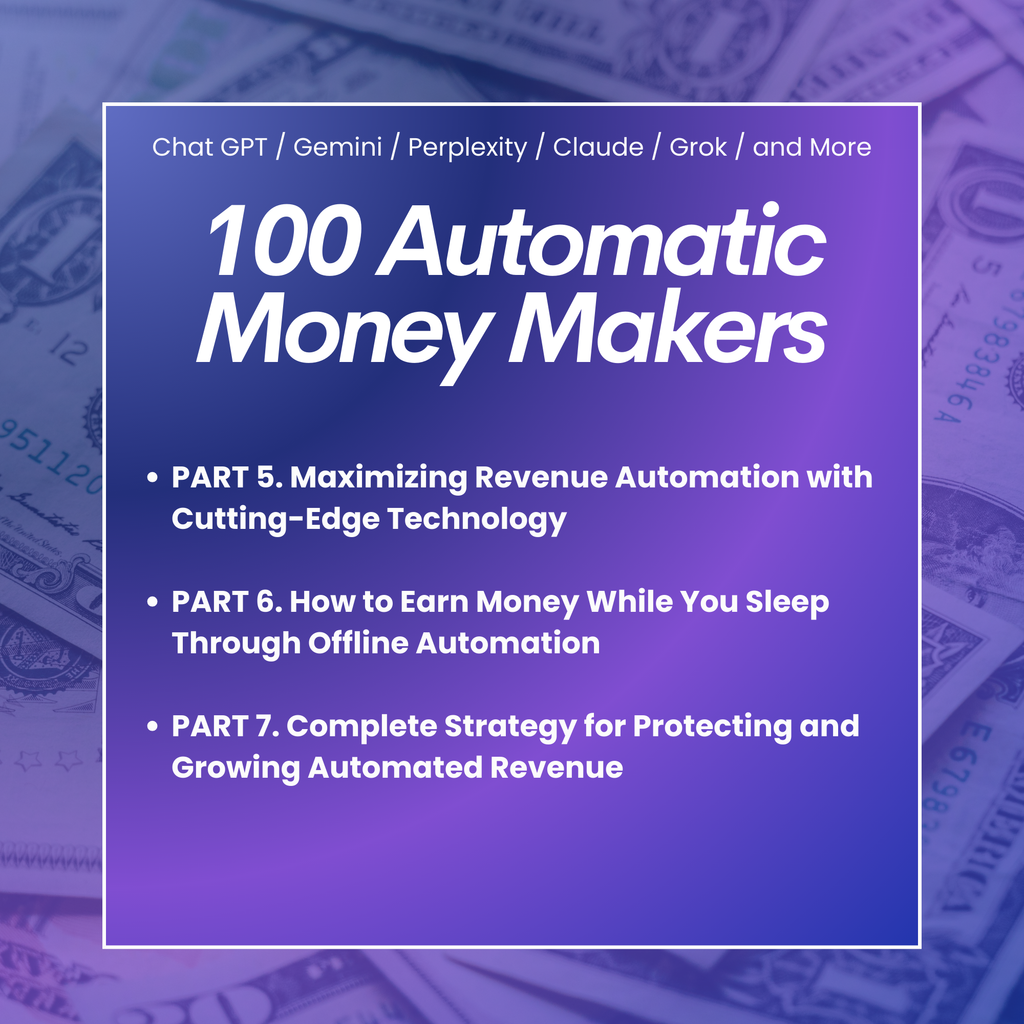 500 Money-Maker Prompts | 100k/Month Roadmap | Chat GPT, Gemini, Perplexity, Claude, Grok and More - Hyeon-PLR