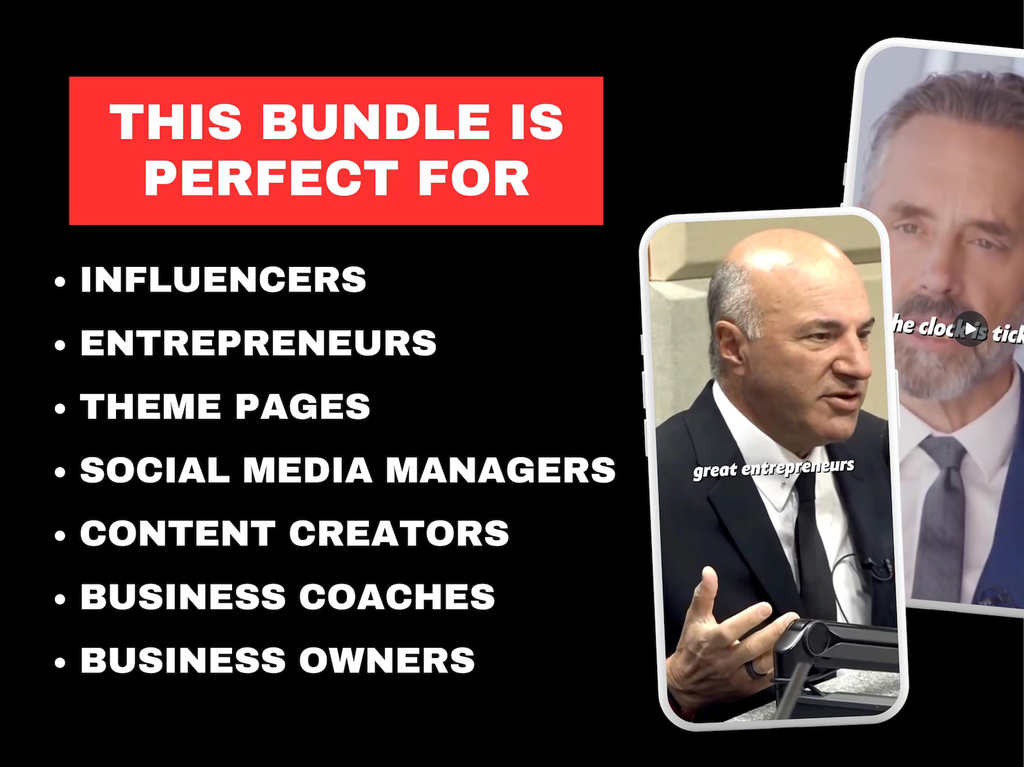 900+ Motivational Reels Video Bundle - Hyeon-PLR
