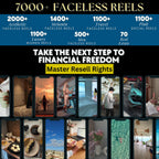 Faceless Millionaire's Vault: 15,000+ Luxury 4K Reels (MRR/PLR) - Hyeon-PLR