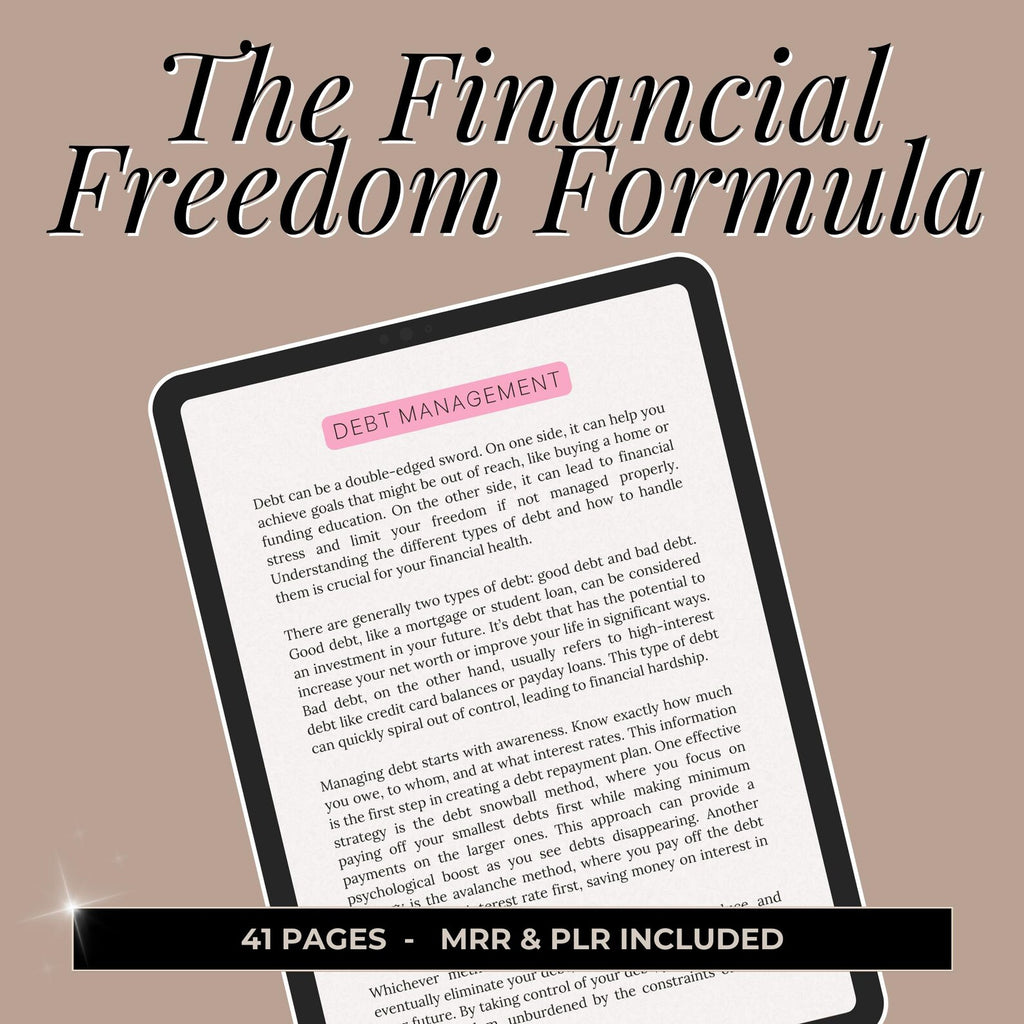 Financial Freedom Formula - Hyeon-PLR