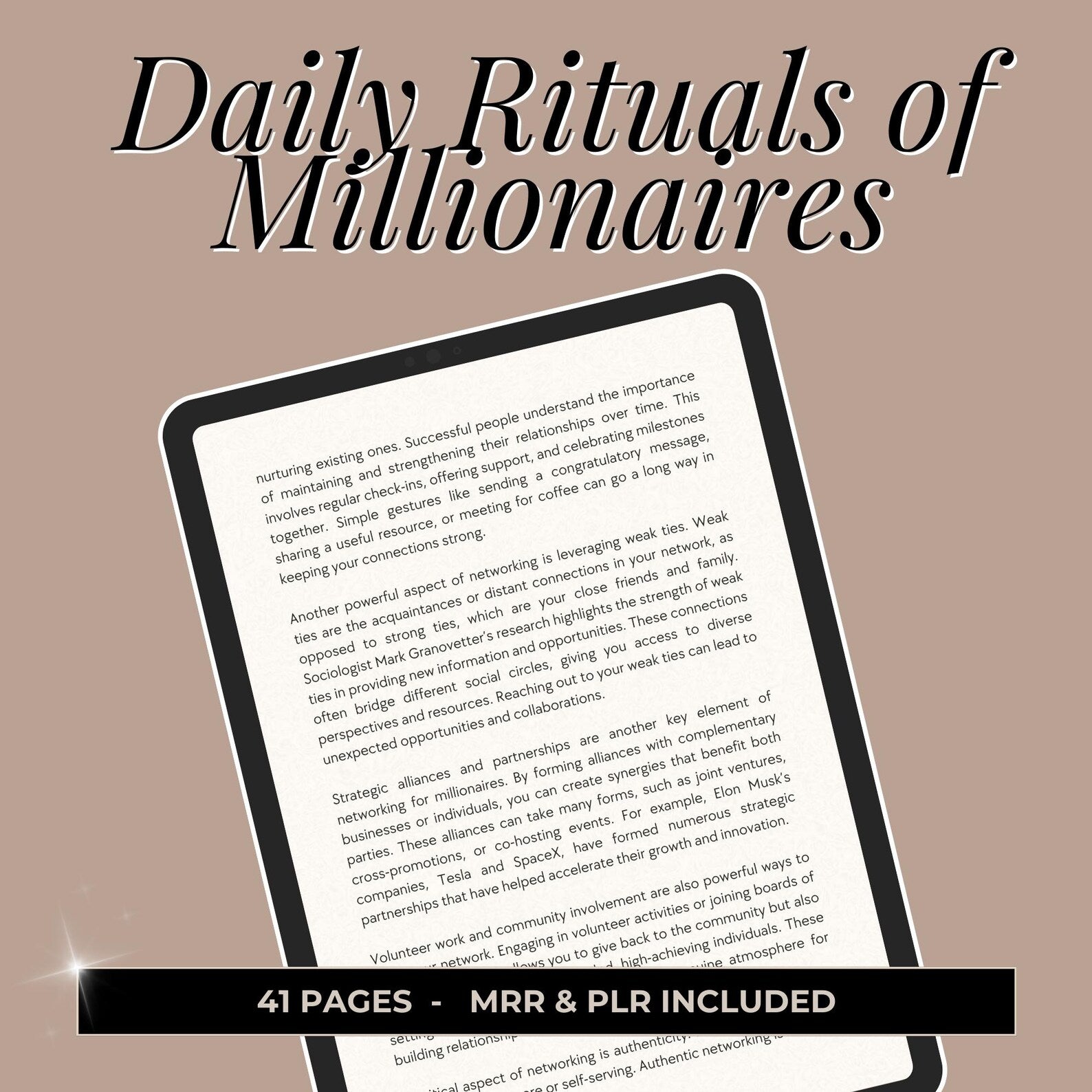 Millionaire Daily Rituals - Hyeon-PLR