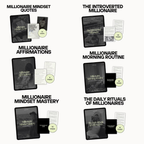 Millionaire Mindset Mastery | 17 PLR Canva eBooks | Wealth Success Coaching Templates - Hyeon-PLR