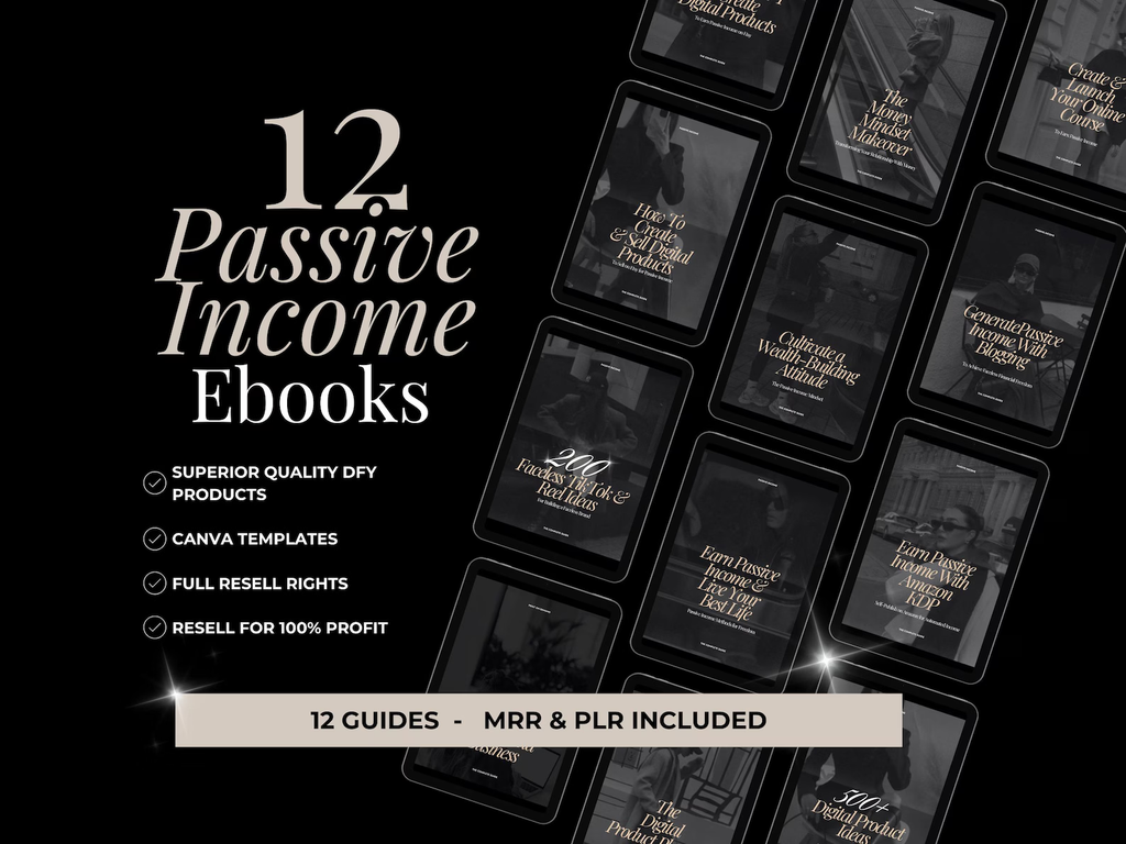 Passive Income eBook Bundle - Hyeon-PLR