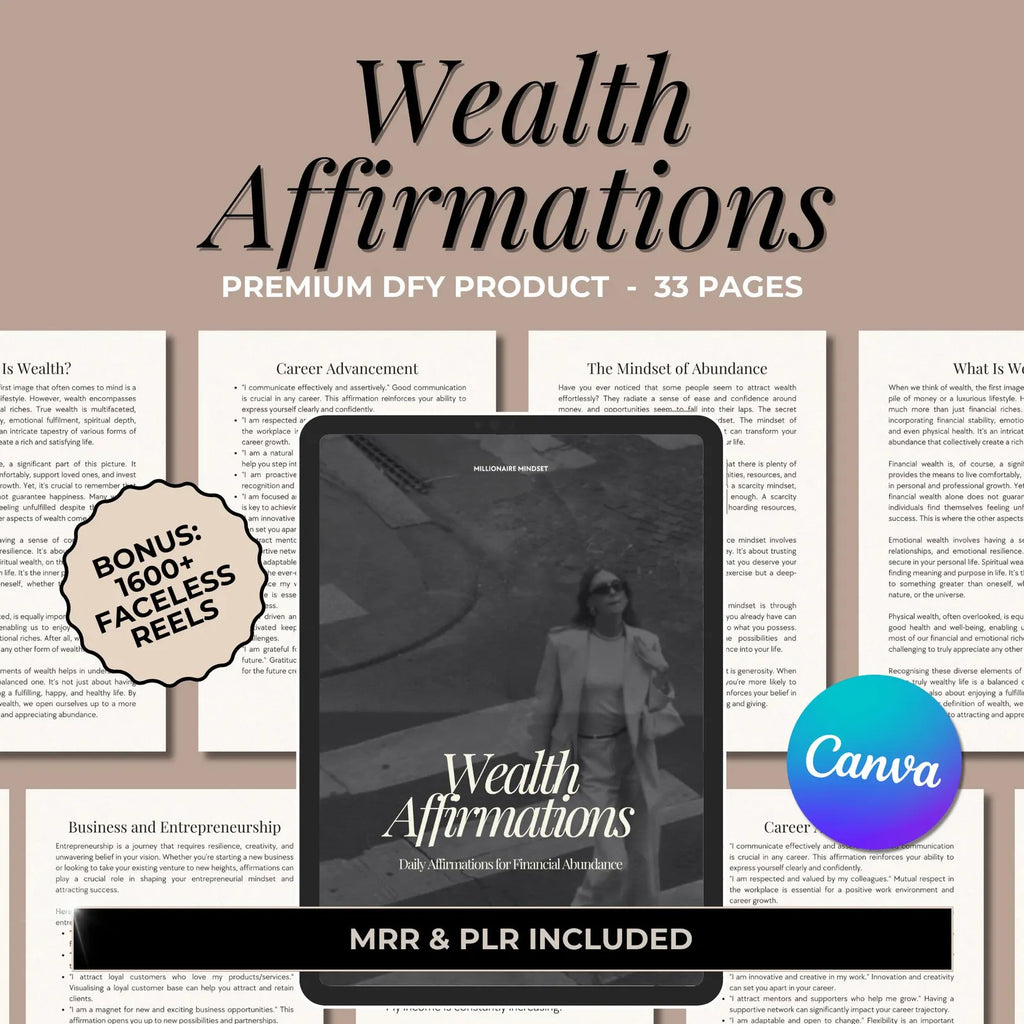 Wealth Affirmations - Hyeon-PLR