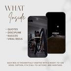 600+ Male Fitness Motivation Reels with Text - Hyeon-PLR