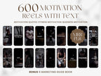 600+ Male Fitness Motivation Reels with Text - Hyeon-PLR