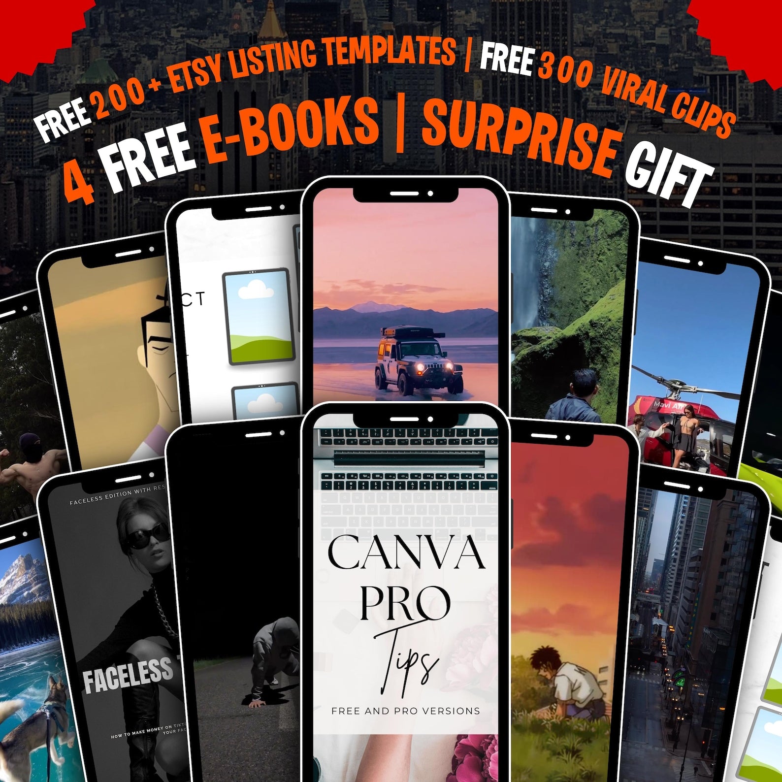 2,000+ City Reels Bundle - Hyeon-PLR