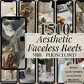 1510 Faceless Reels Bundle | Aesthetic Videos for Digital Marketing - Hyeon-PLR