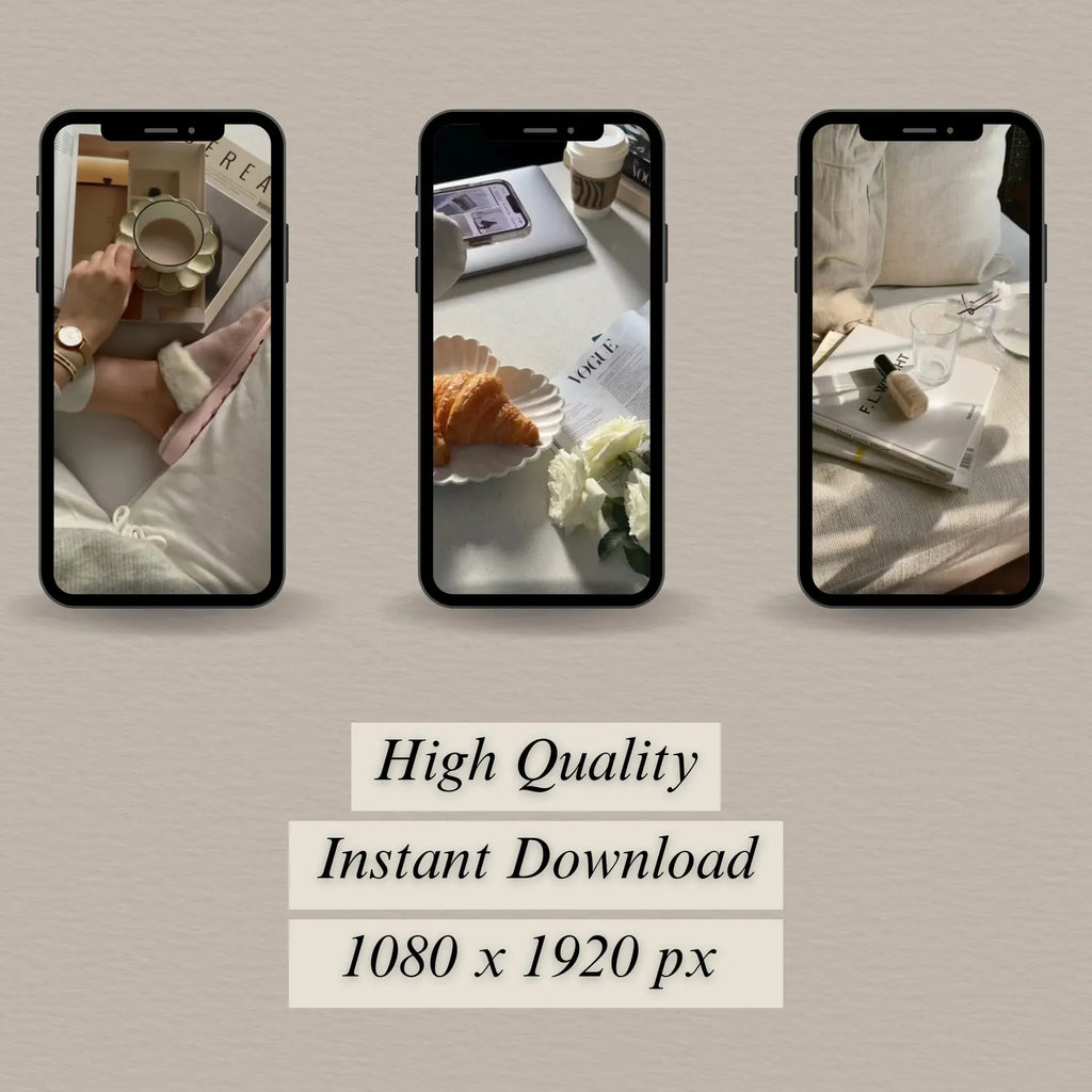 1510 Faceless Reels Bundle | Aesthetic Videos for Digital Marketing - Hyeon-PLR
