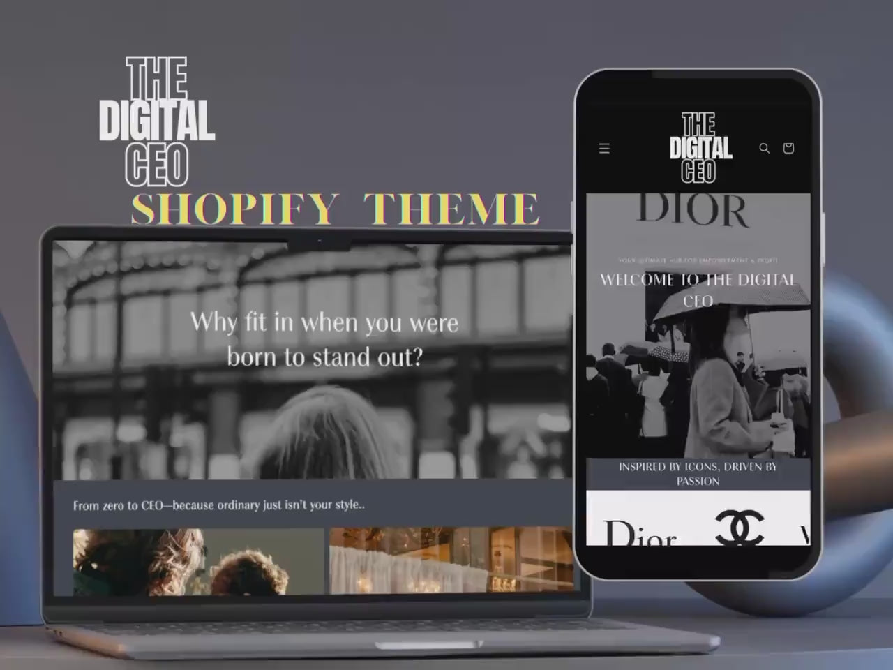 🚀Shopify Store Theme Digital Products